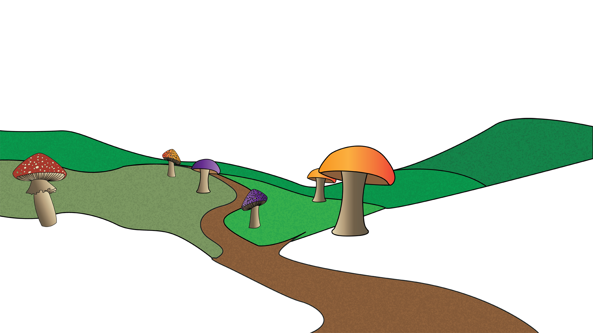 Additional midground layer with cute whimsical creature environment